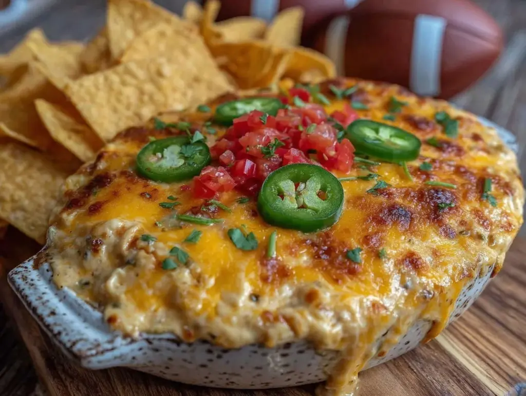 Ultimate Loaded Nacho Cheese Football Dip - featured image