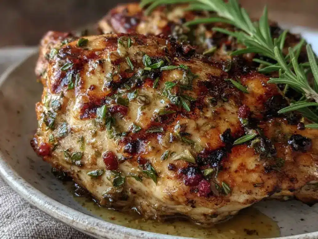 zesty lemon herb grilled chicken breast - featured image