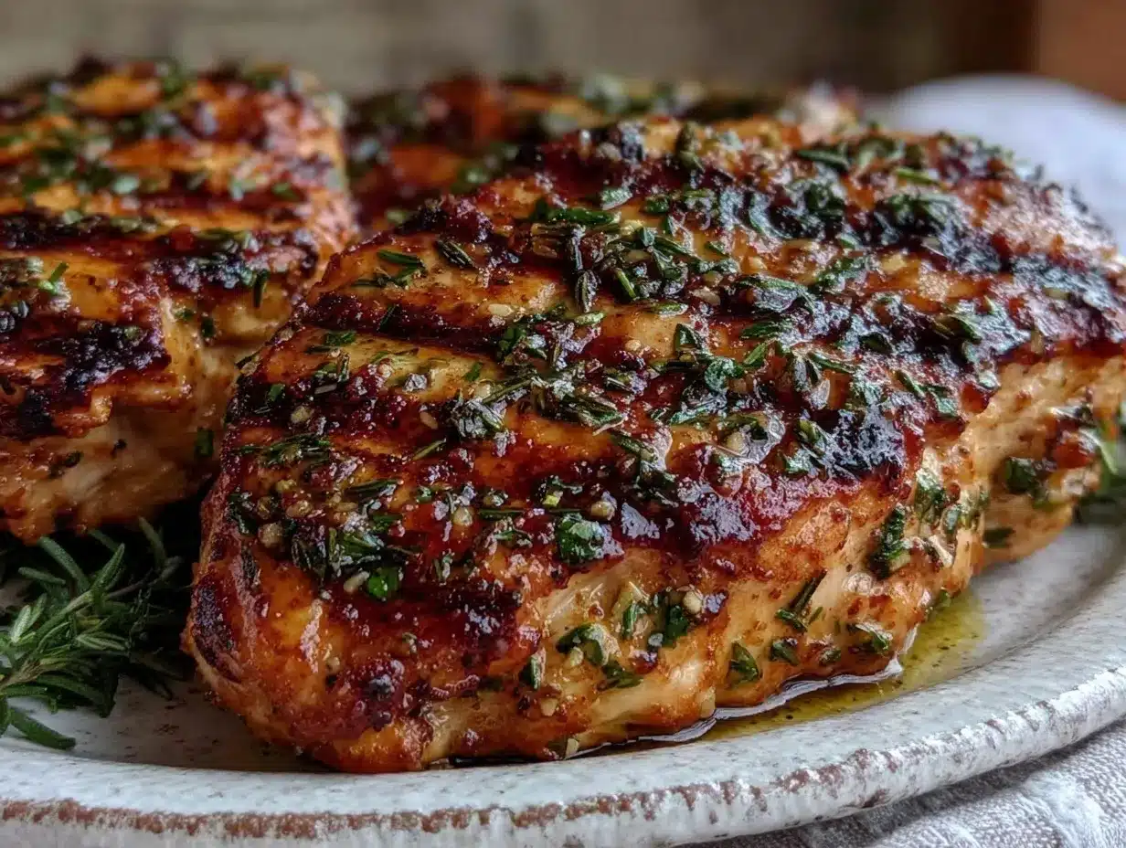 zesty lemon herb grilled chicken breast preparation steps