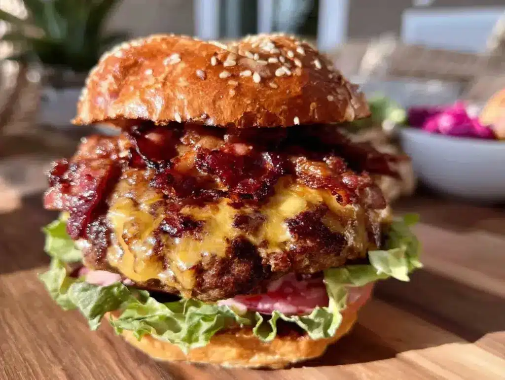 All-American BBQ Bacon Cheeseburger - featured image