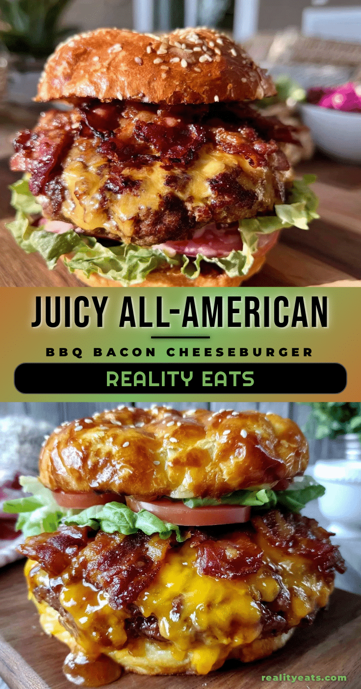 All-American BBQ Bacon Cheeseburger recipe