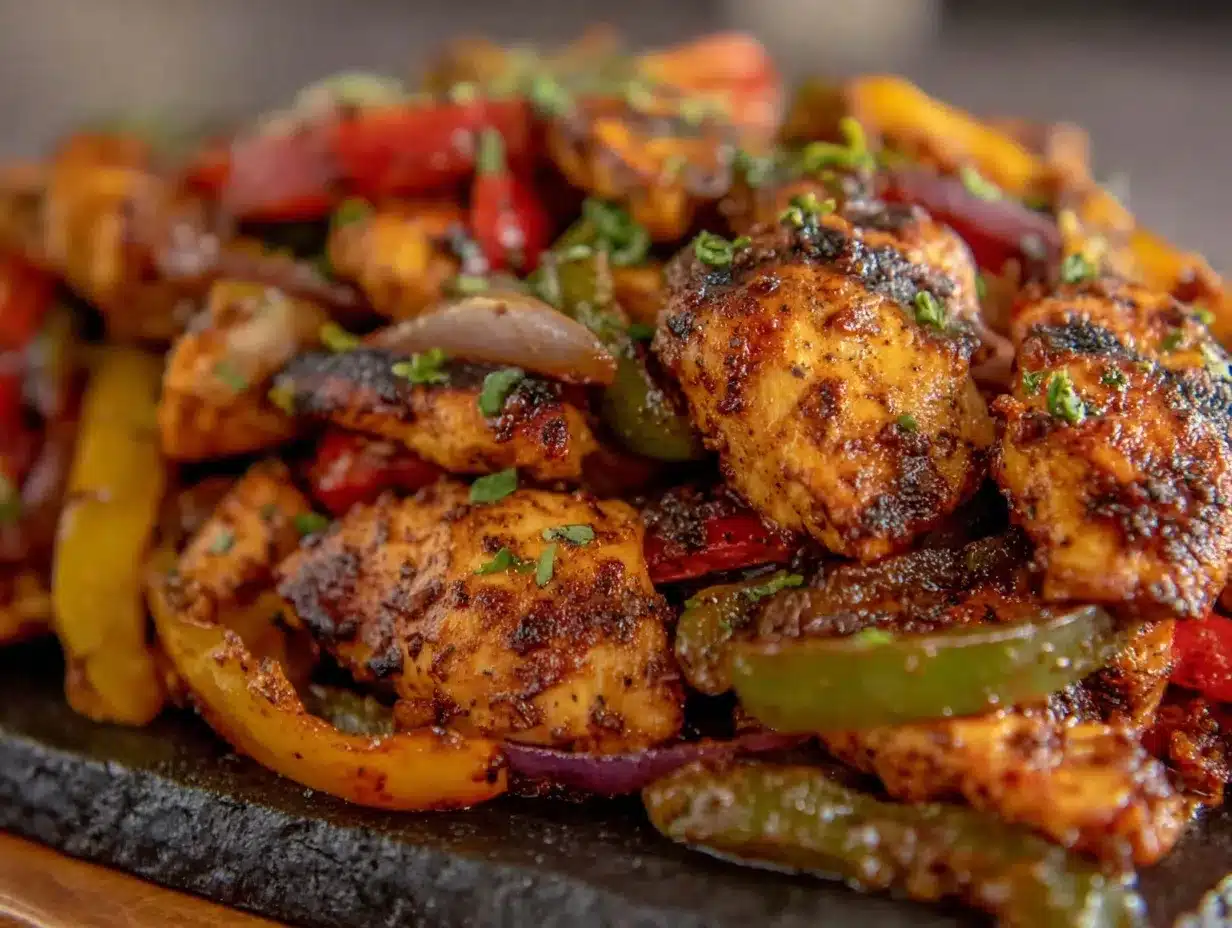 blackstone griddle chicken fajitas preparation steps