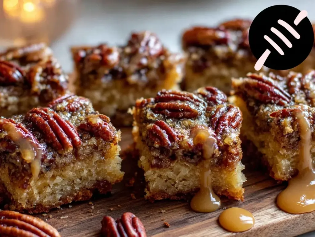 butter pecan cookie bars - featured image