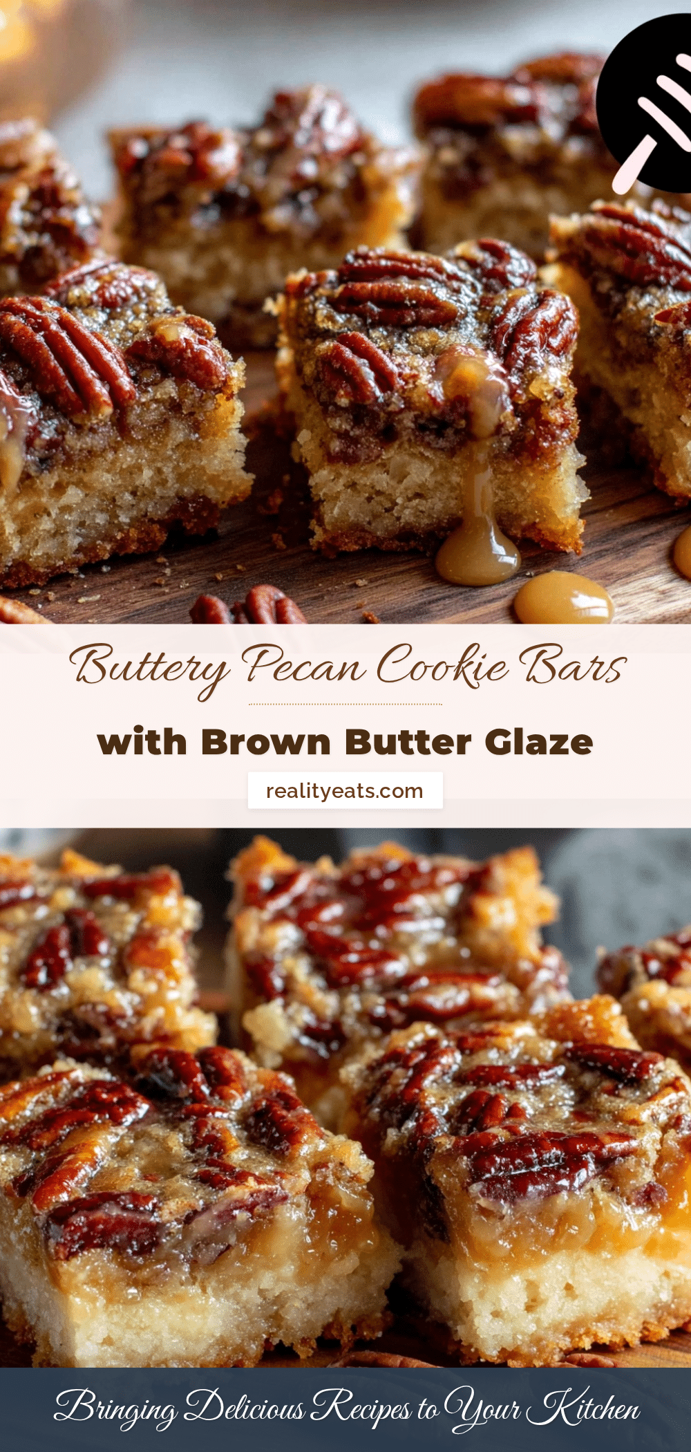butter pecan cookie bars recipe