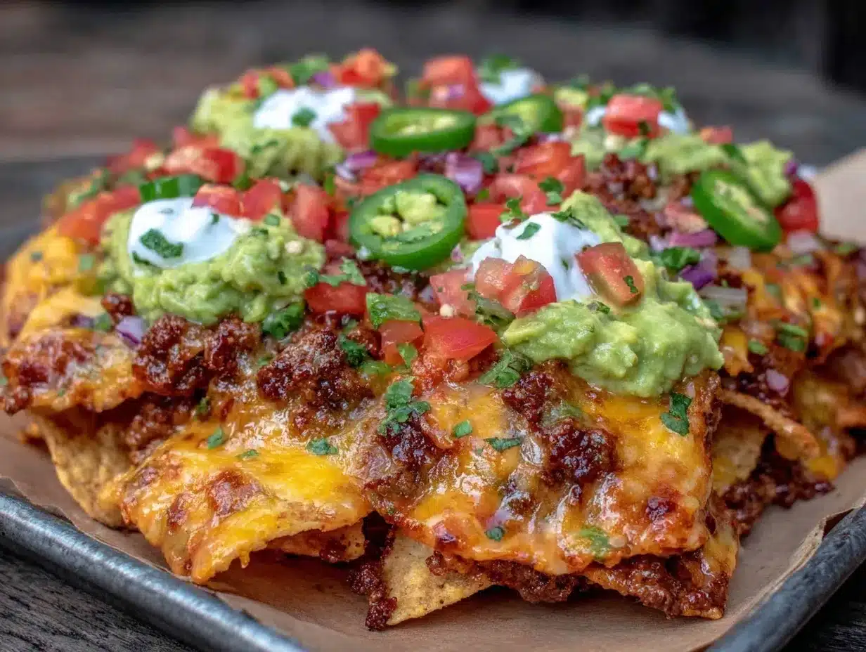 campfire foil pack nachos preparation steps