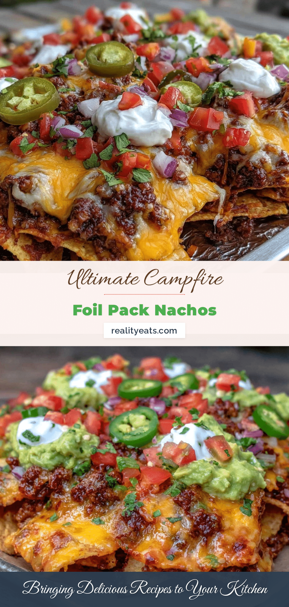 campfire foil pack nachos recipe