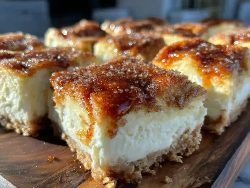 churro cheesecake bars - featured image