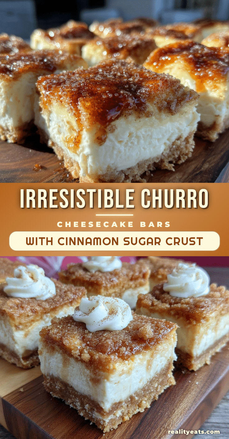 churro cheesecake bars recipe