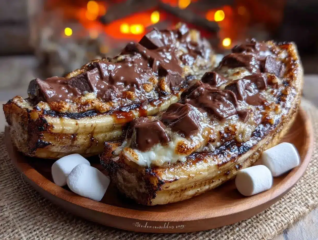 cozy campfire banana boats preparation steps