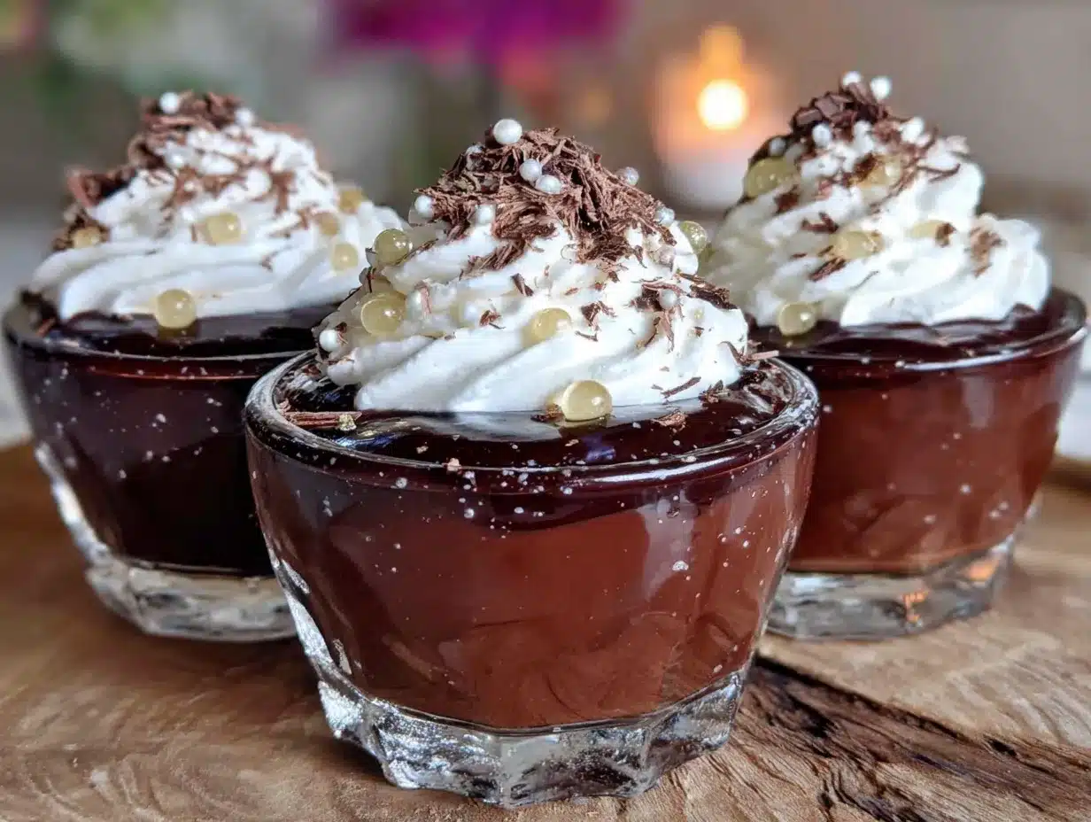 Creamy Baileys Irish Cream Chocolate Mousse Cups preparation steps