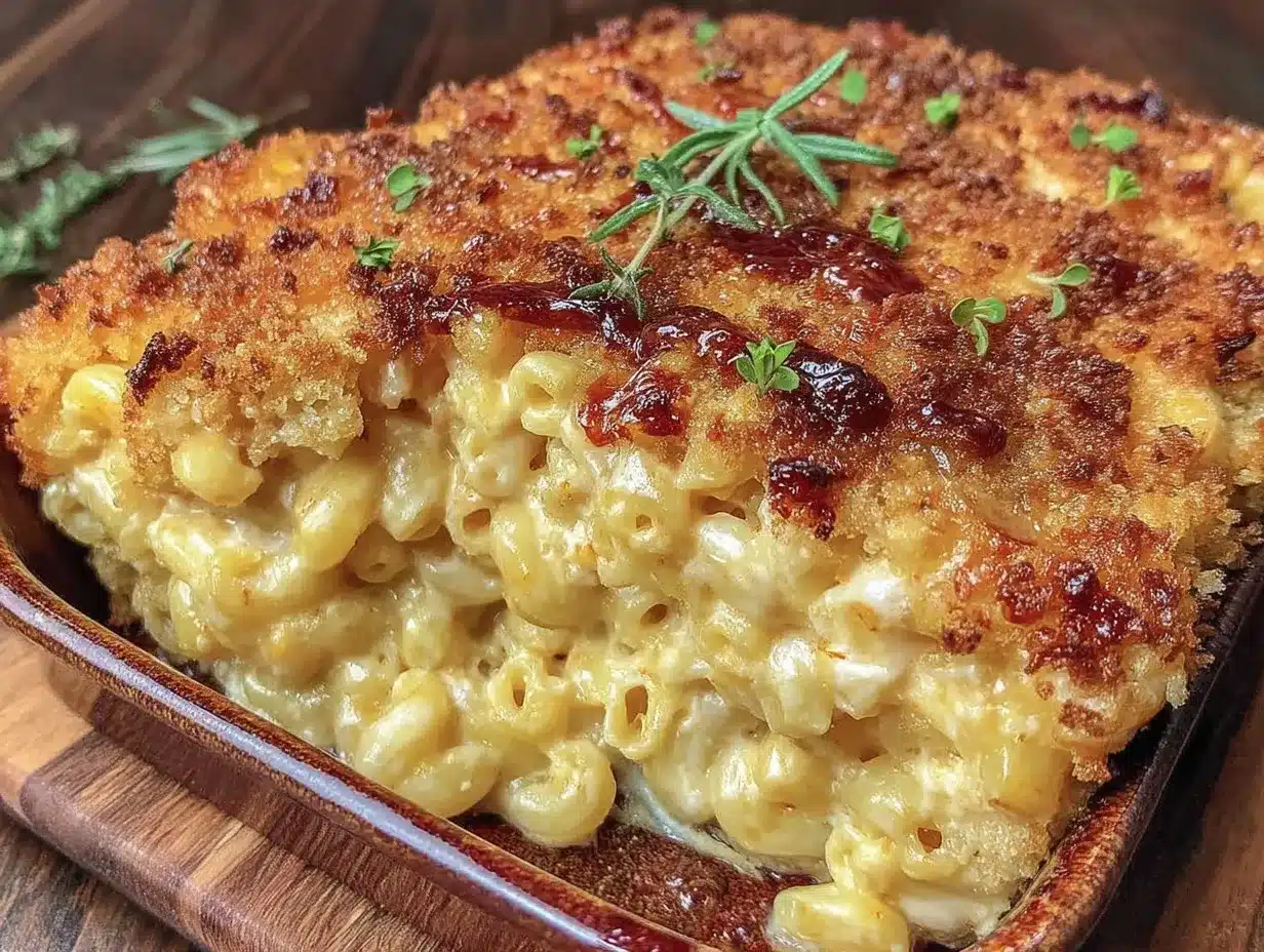 creamy baked mac and cheese preparation steps