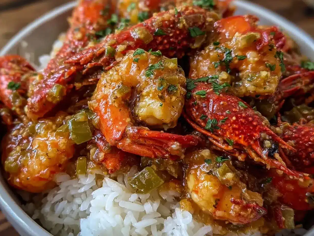 creamy crawfish étouffée preparation steps