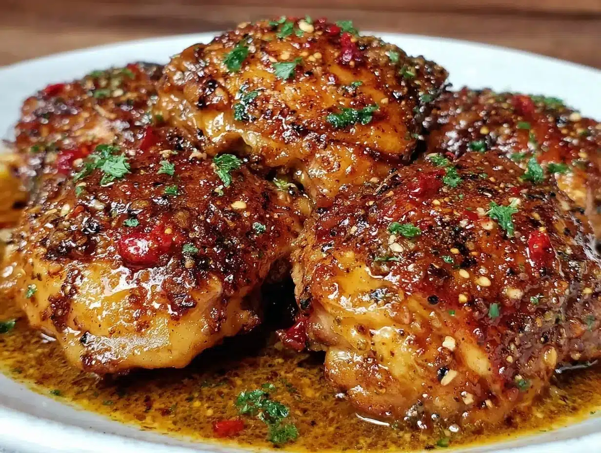 creamy crockpot garlic parmesan chicken thighs preparation steps