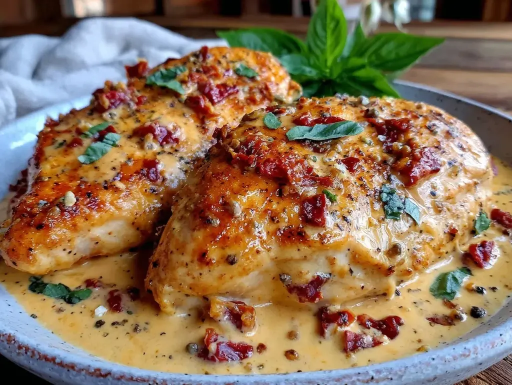 creamy marry me chicken - featured image