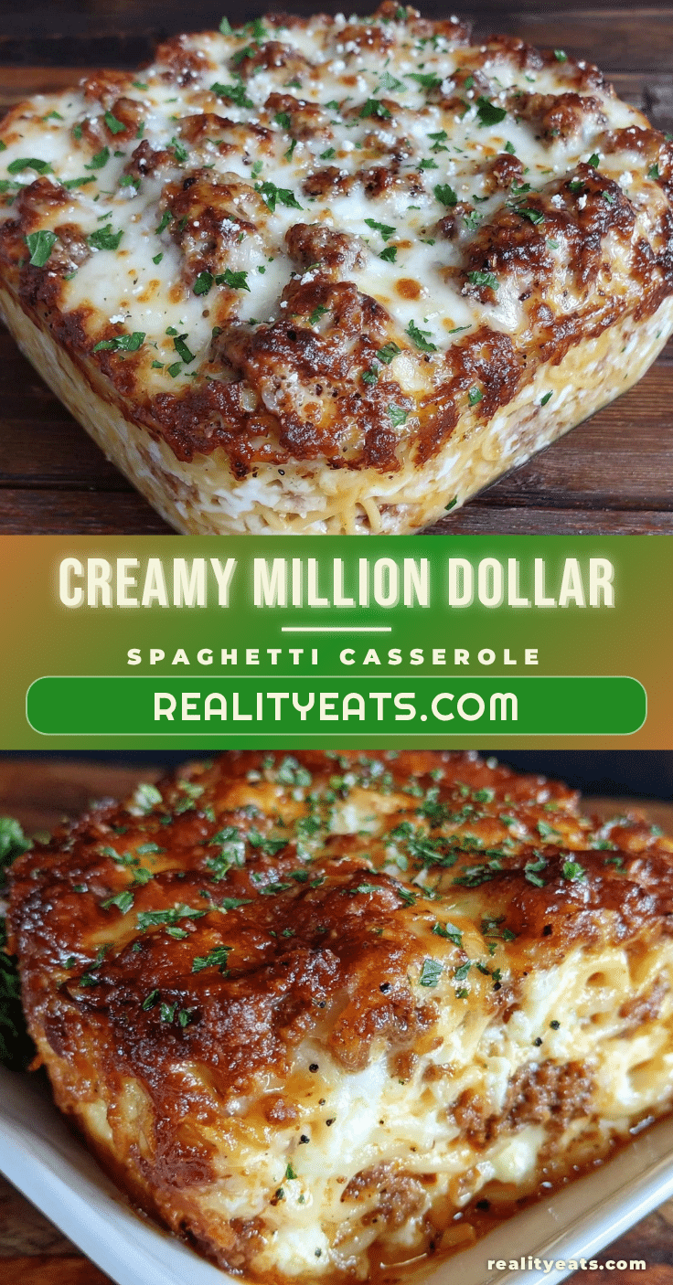 creamy million dollar spaghetti casserole recipe