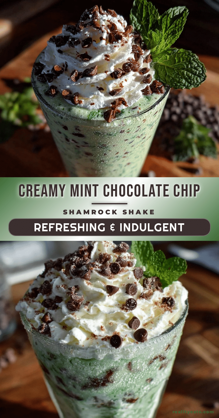 creamy mint chocolate chip shamrock shake recipe recipe