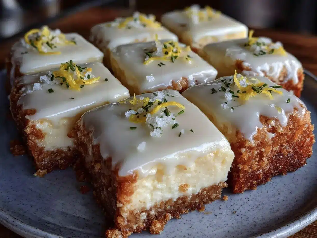creamy no-bake lemon cheesecake bars preparation steps