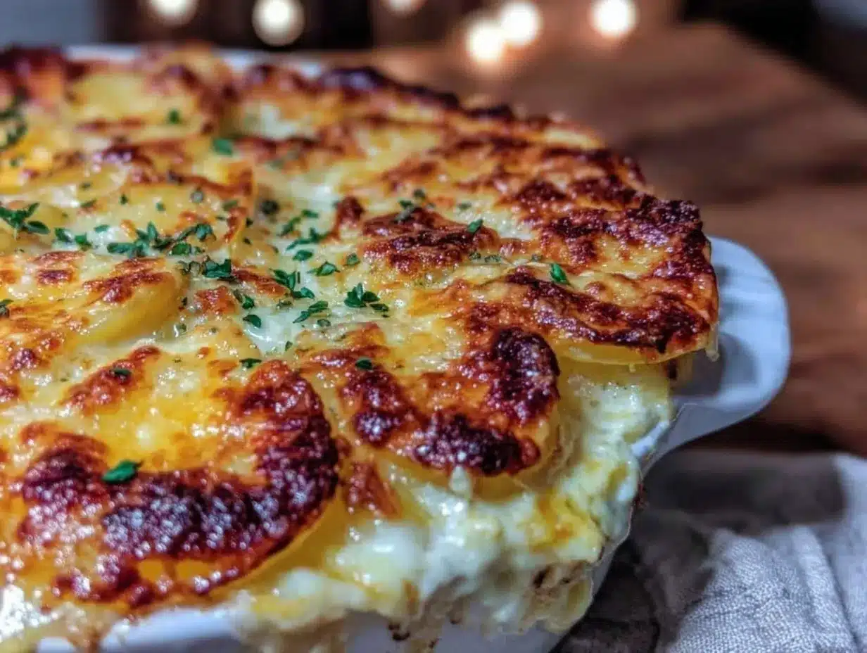 creamy scalloped potatoes au gratin with gruyere preparation steps