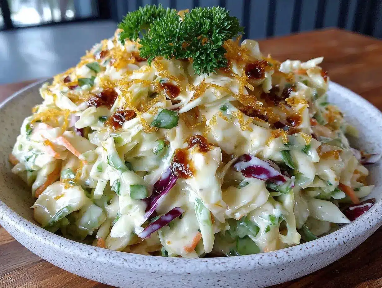 creamy southern coleslaw preparation steps
