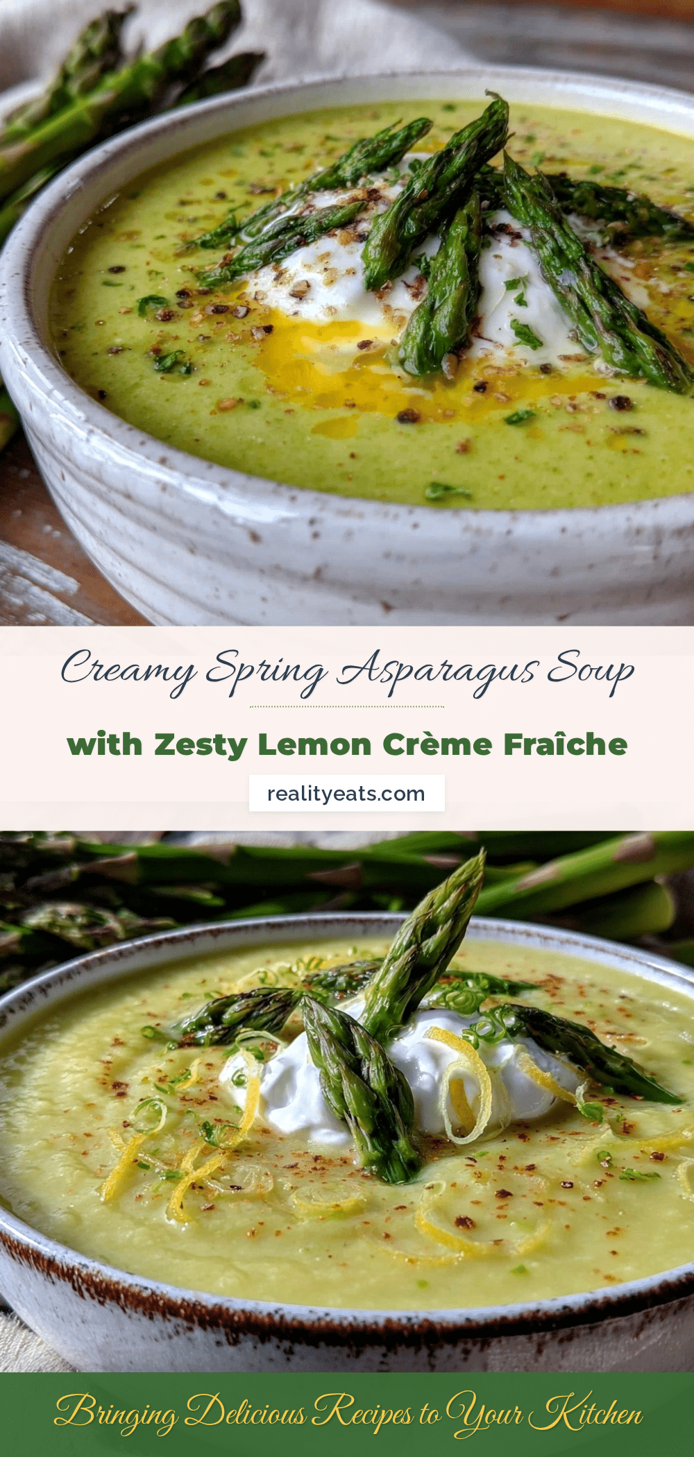 creamy spring asparagus soup recipe