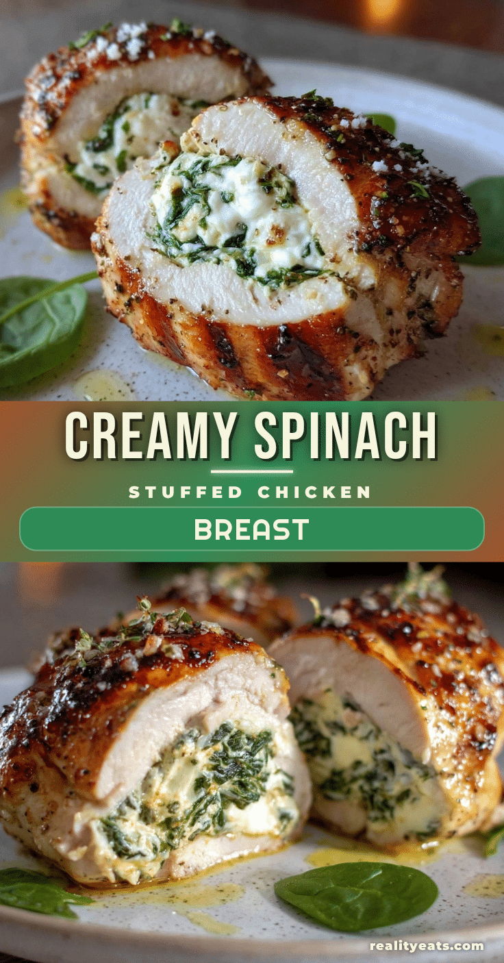 creamy stuffed chicken breast recipe