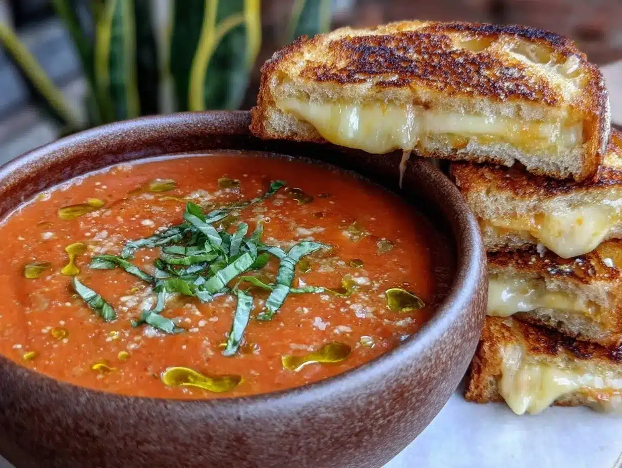 creamy tomato basil bisque preparation steps