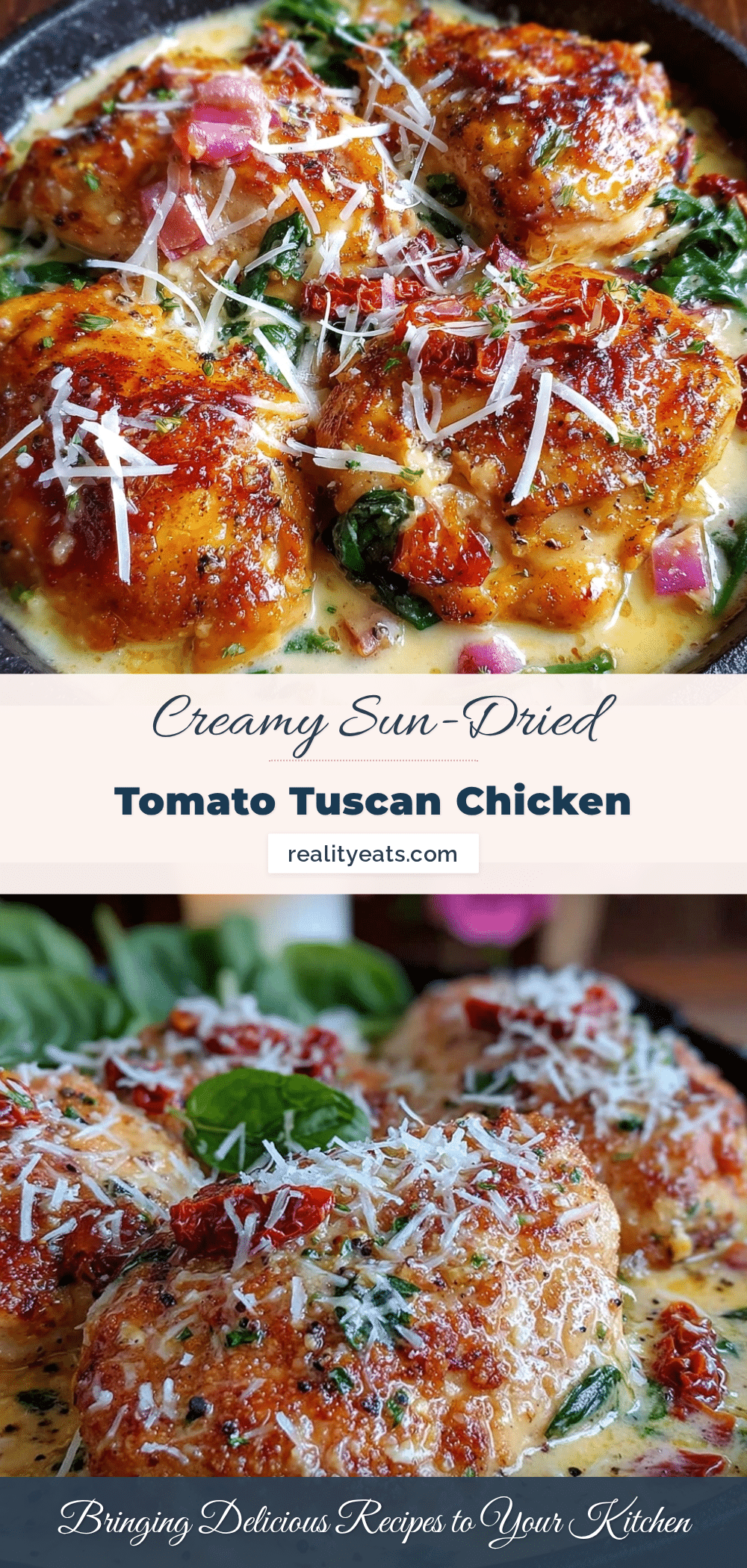 creamy tuscan chicken skillet recipe