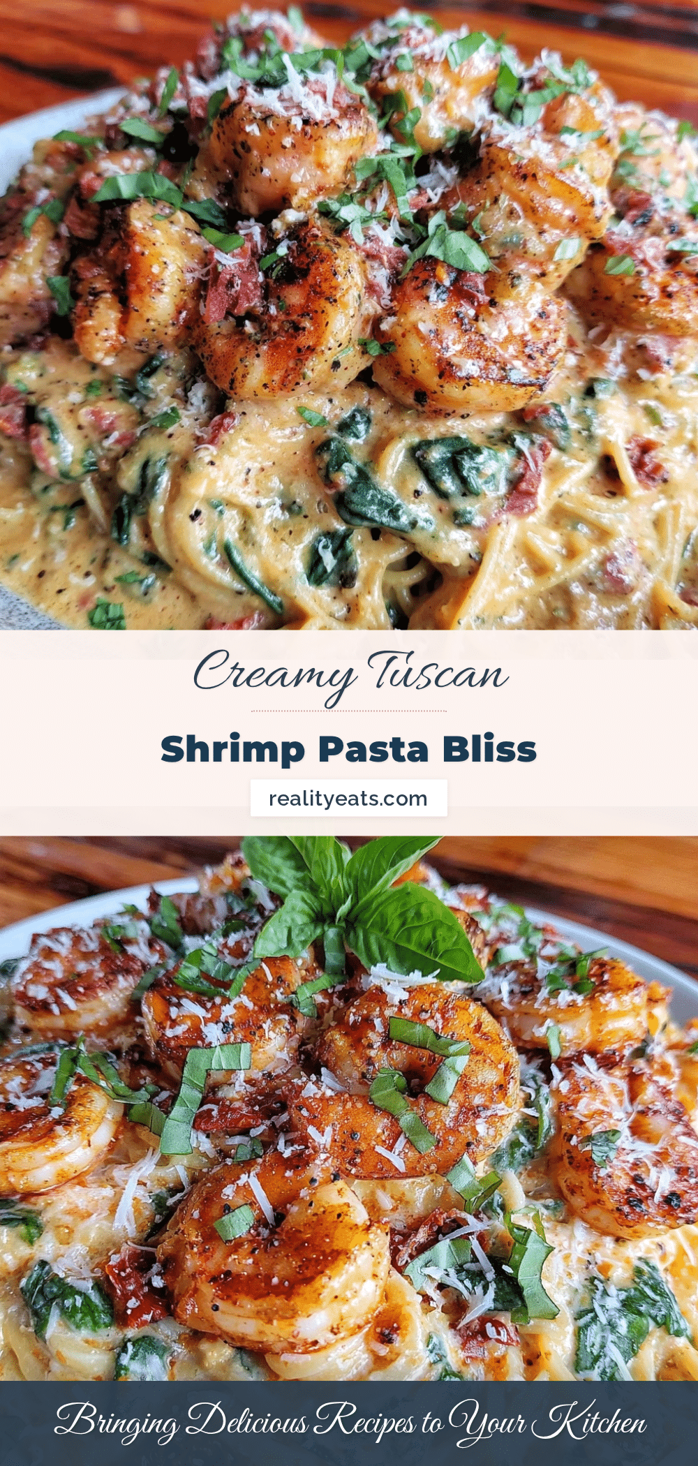 creamy tuscan shrimp pasta recipe