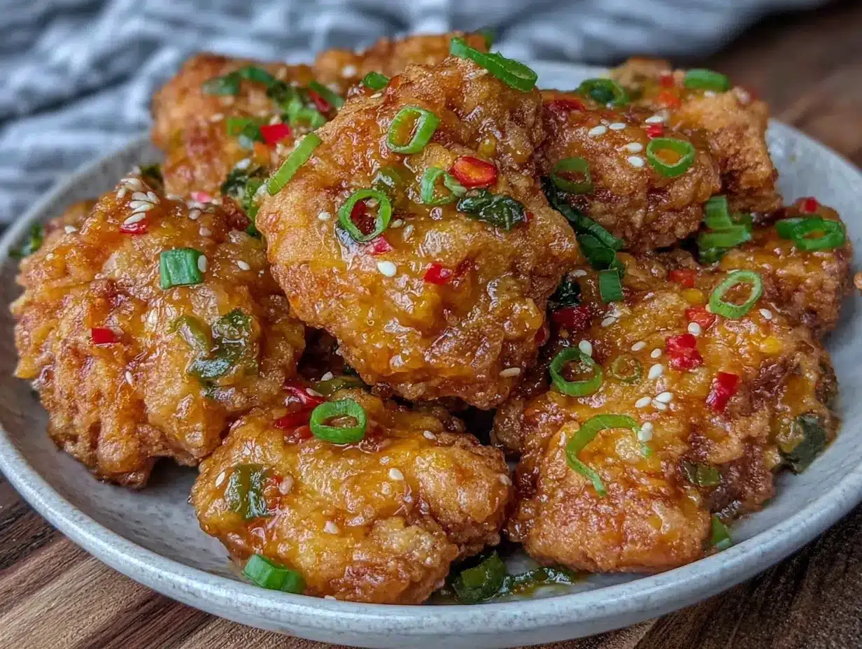 crispy asian orange chicken preparation steps