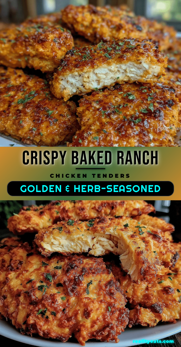crispy baked ranch chicken tenders recipe