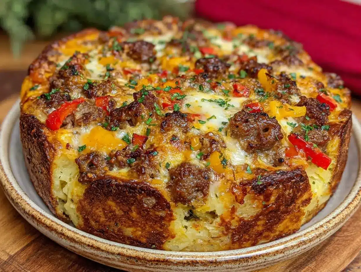 crispy breakfast potato casserole preparation steps