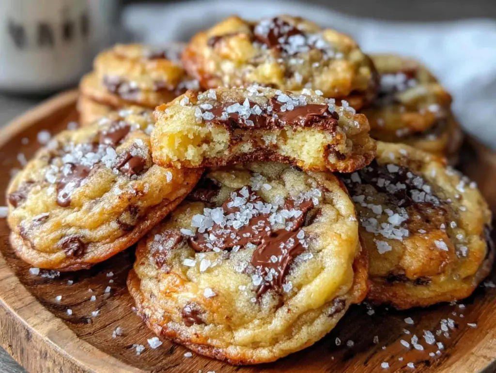 crispy brown butter chocolate chip cookies - featured image