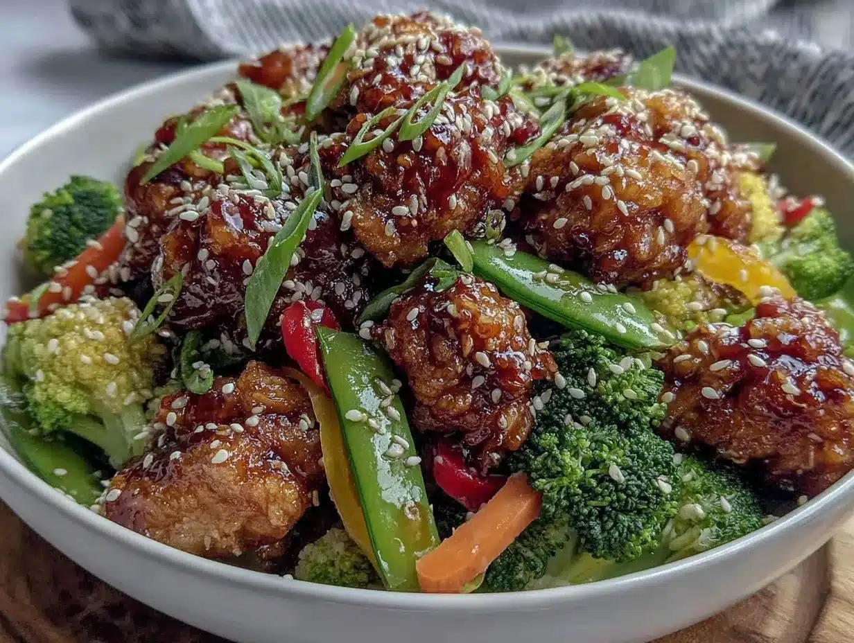 crispy chicken teriyaki stir fry preparation steps