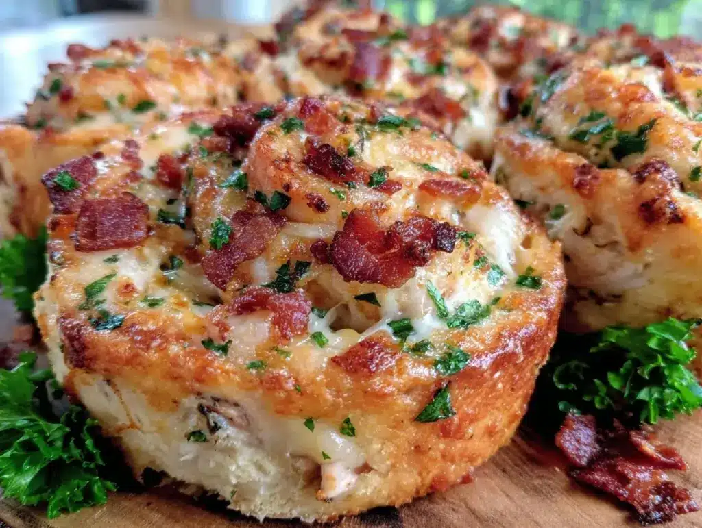 crispy crack chicken pinwheels - featured image