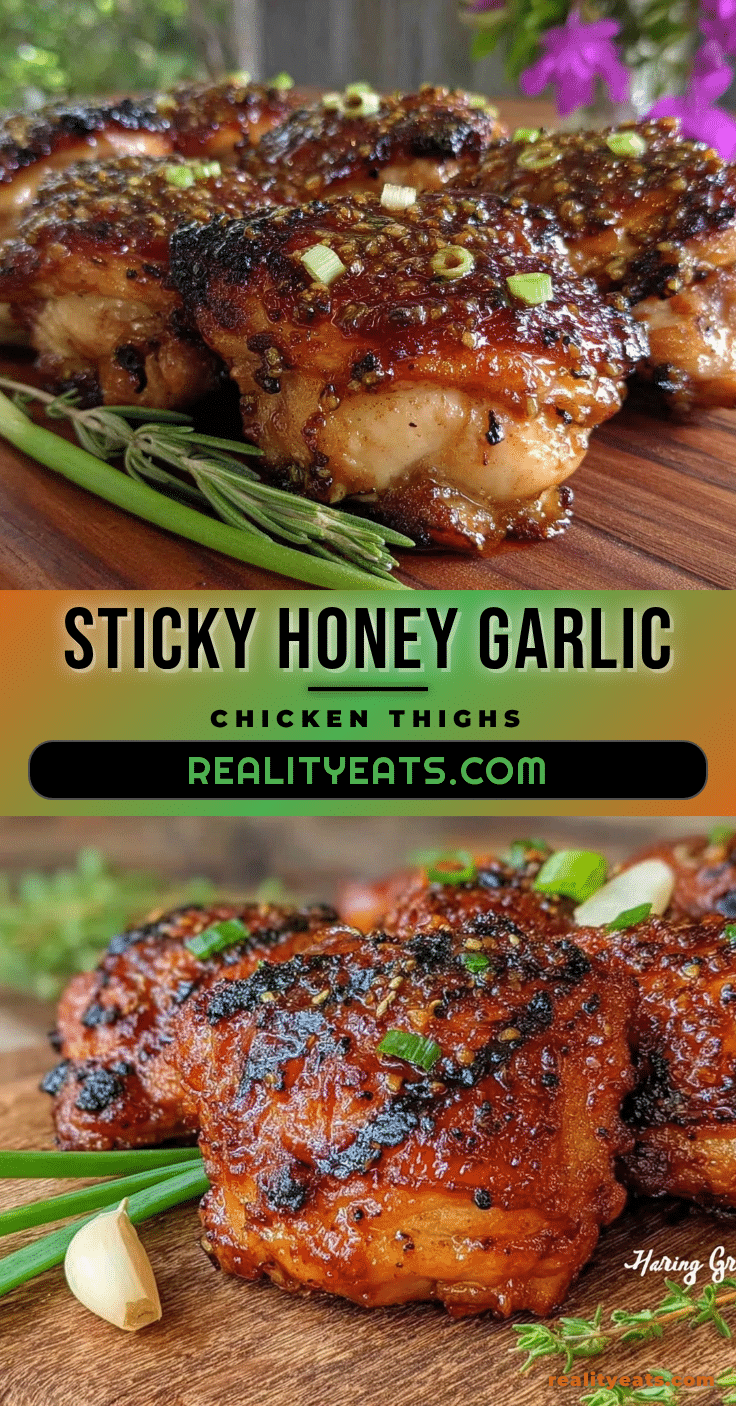 crispy honey garlic chicken thighs recipe