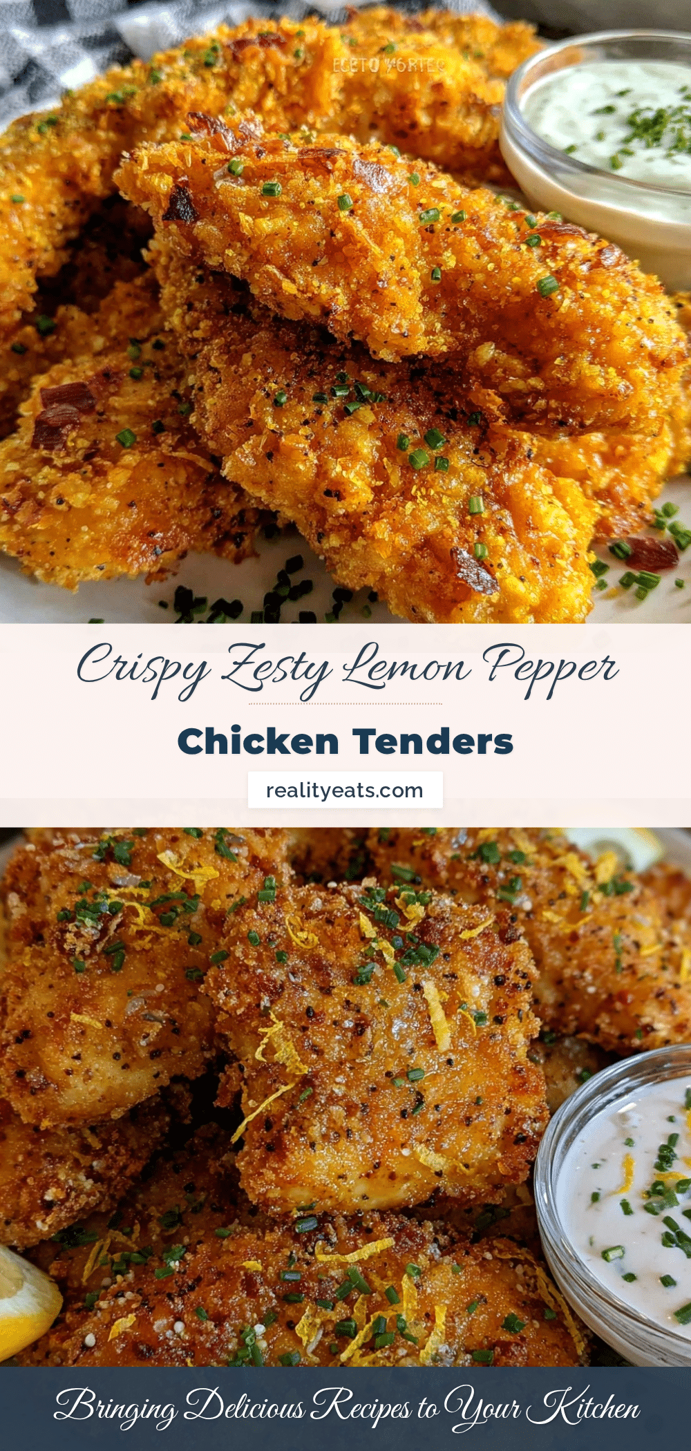 crispy lemon pepper chicken tenders recipe