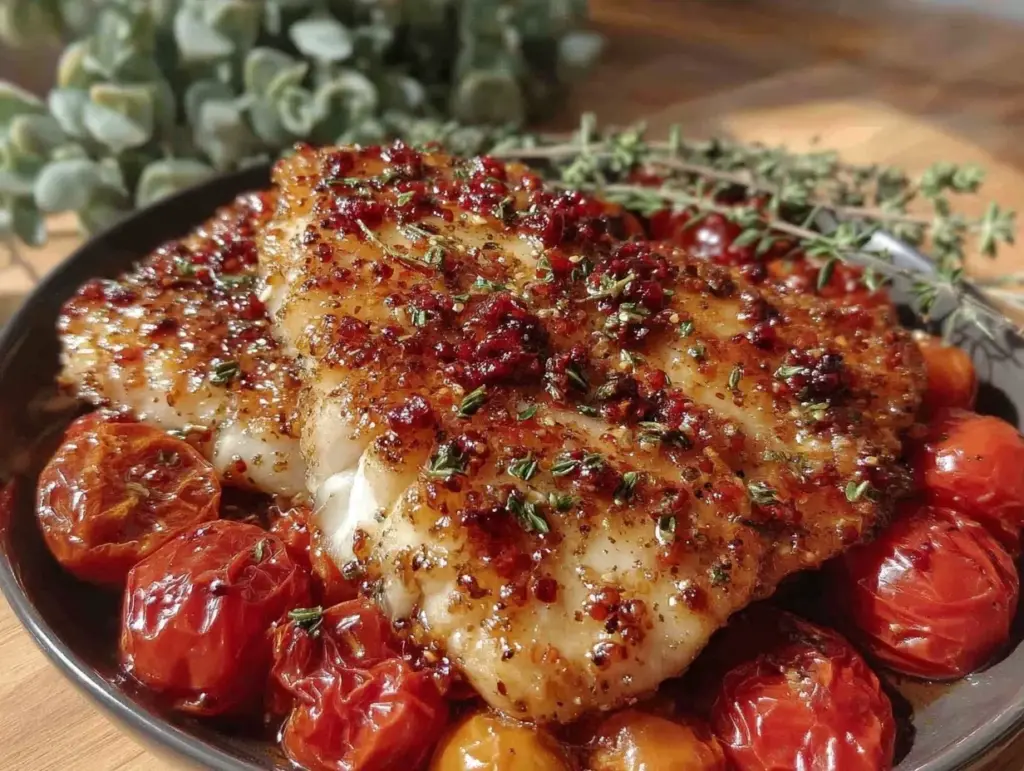 crispy lemon pepper tilapia - featured image