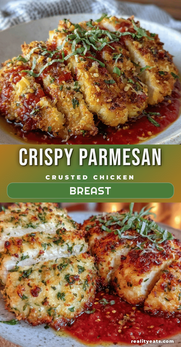 crispy parmesan crusted chicken breast recipe