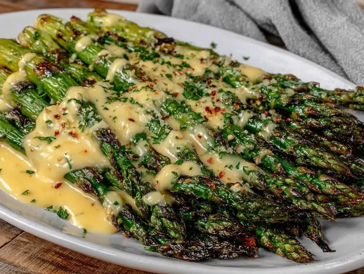crispy roasted asparagus preparation steps
