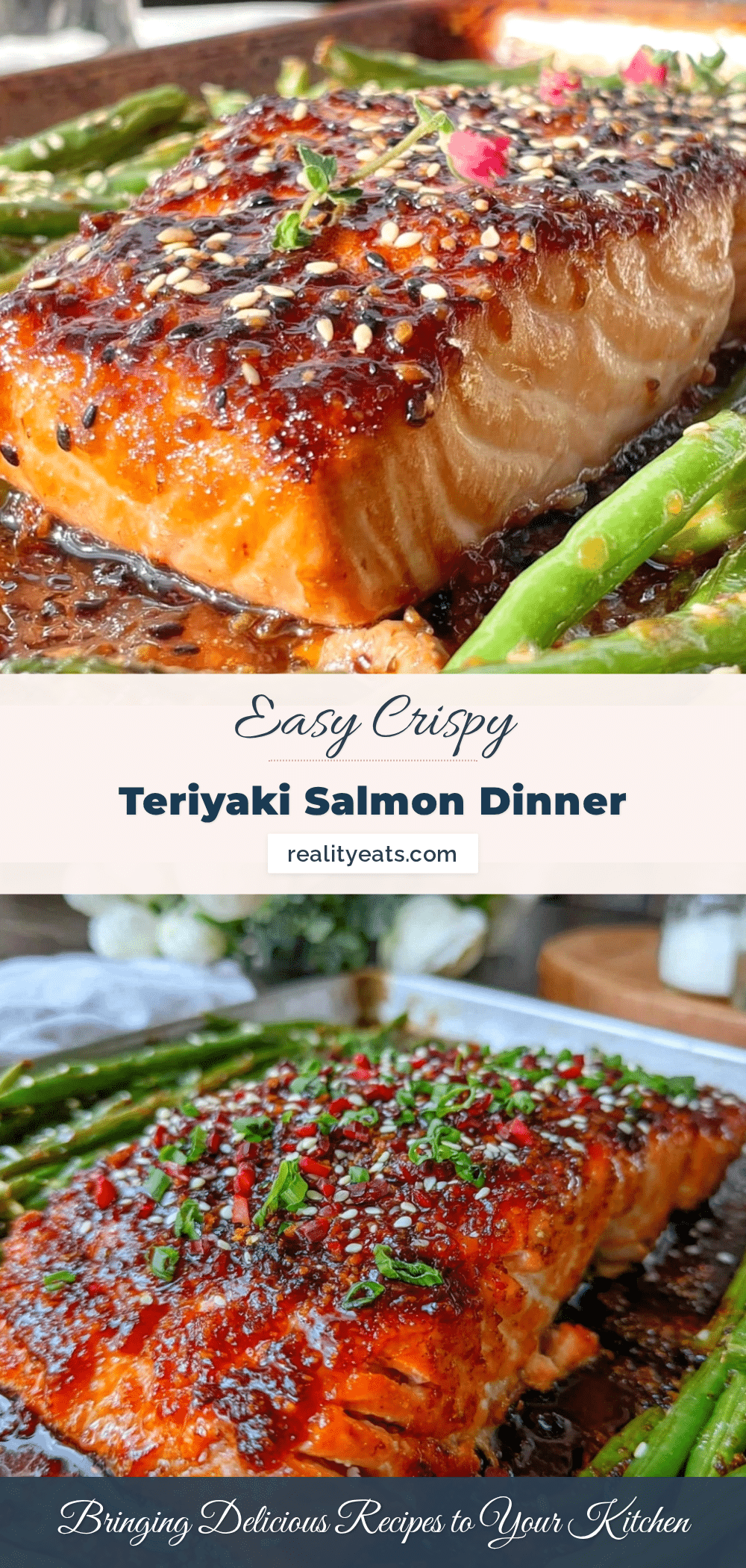 crispy sheet pan teriyaki salmon recipe