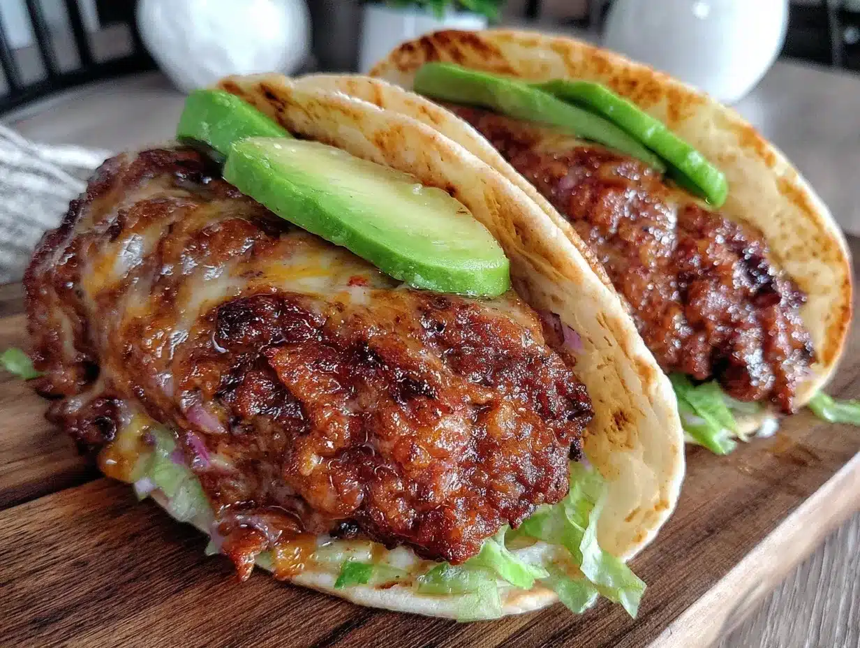 crispy smash burger tacos preparation steps