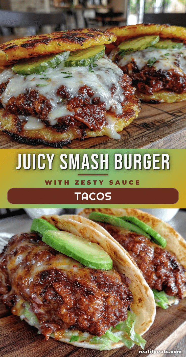 crispy smash burger tacos recipe