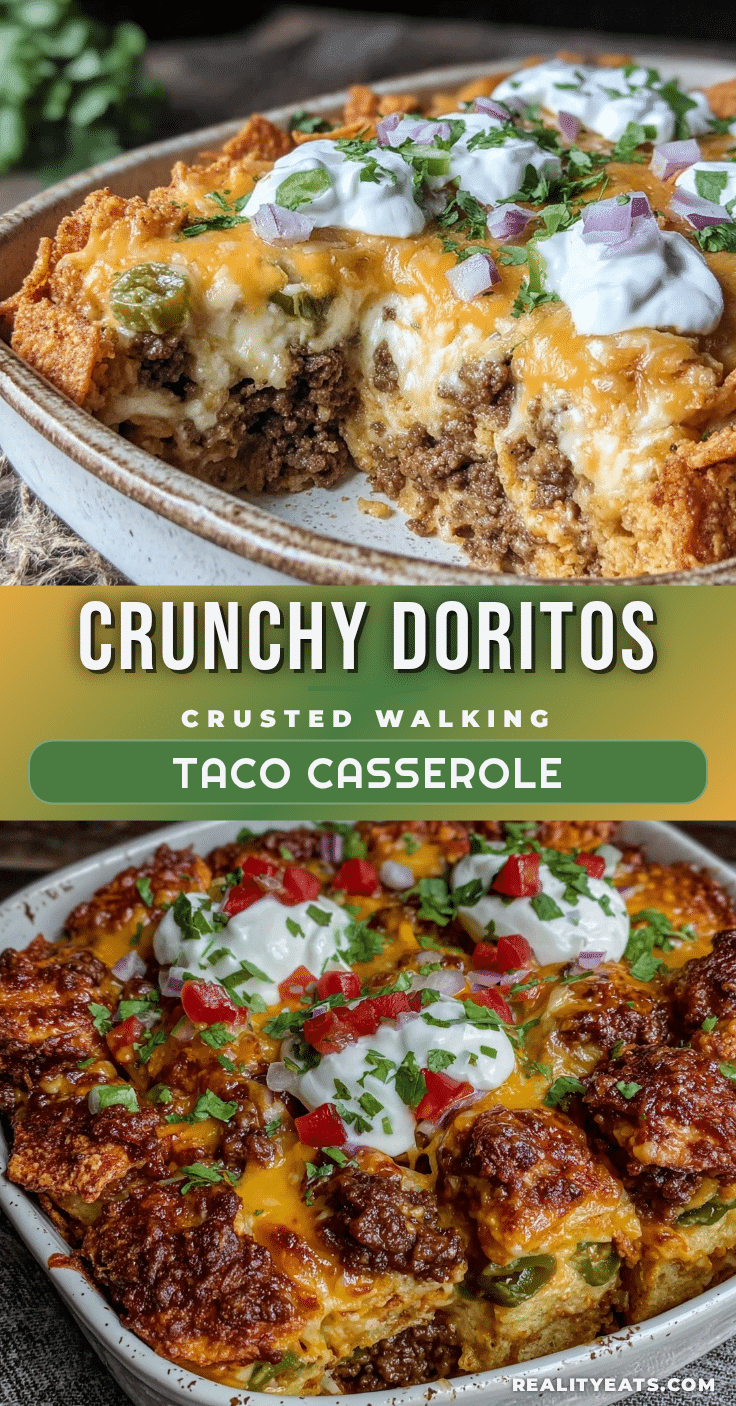 crispy walking taco casserole recipe