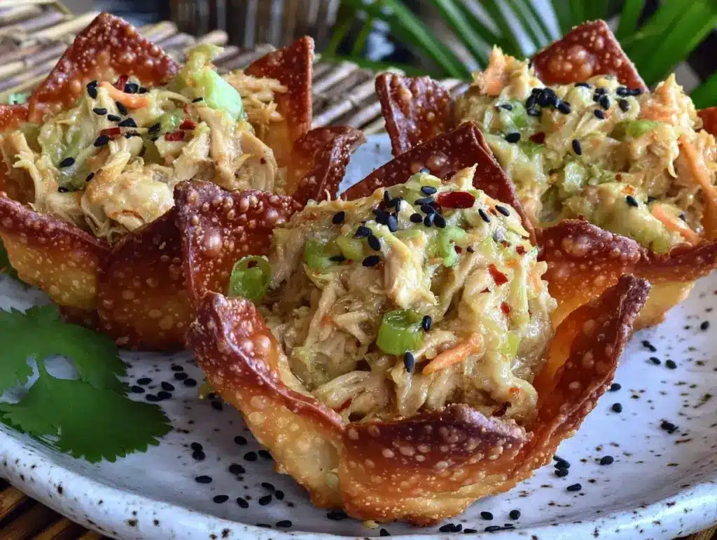 crispy wonton cups - featured image