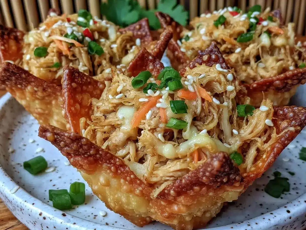 crispy wonton cups preparation steps