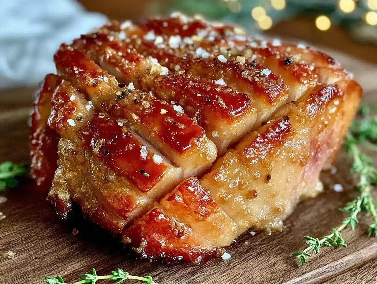 crockpot honey mustard ham preparation steps
