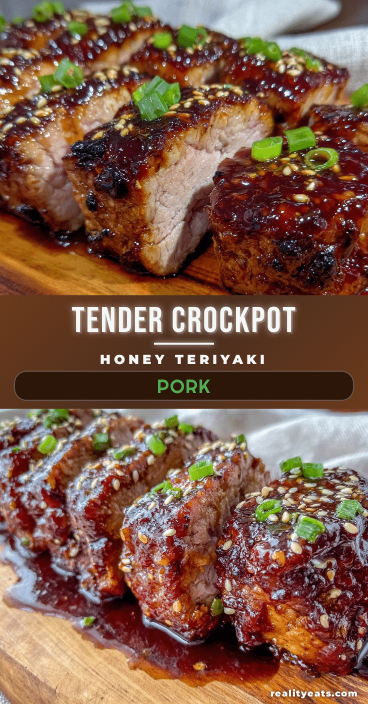 crockpot honey teriyaki pork tenderloin recipe