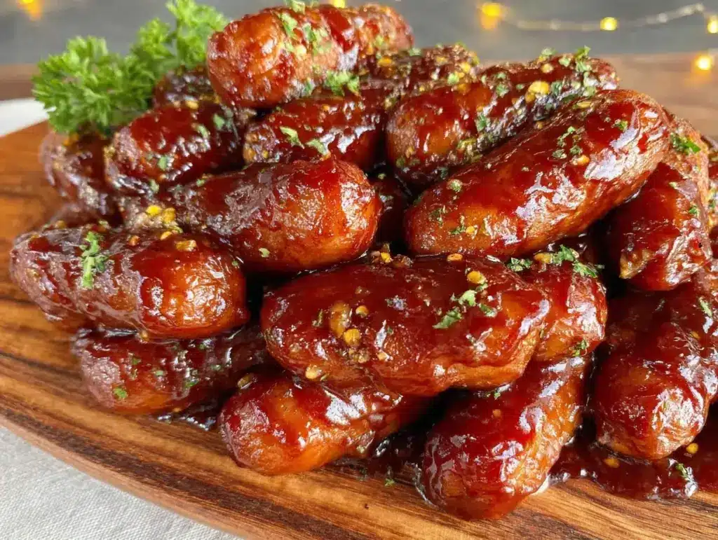 Easy Crockpot BBQ Little Smokies - featured image