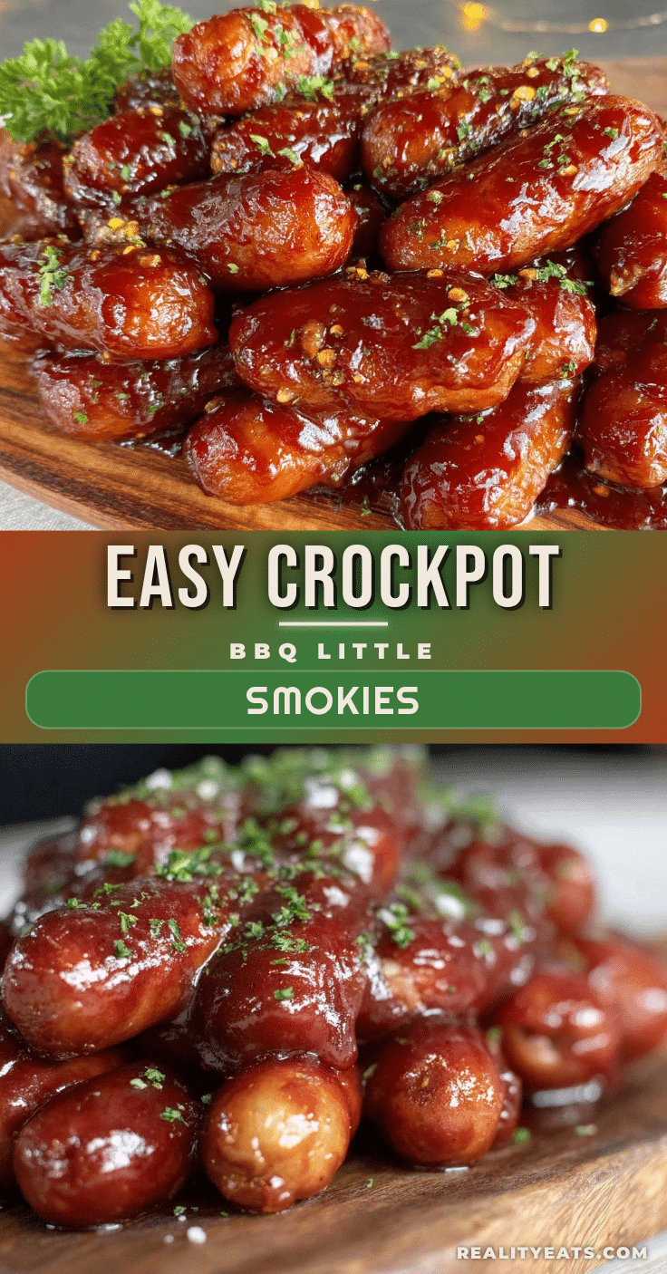 Easy Crockpot BBQ Little Smokies recipe