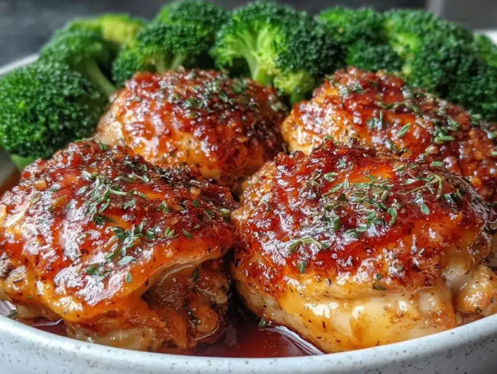 easy crockpot honey garlic chicken - featured image